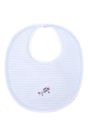 Детский хлопковый нагрудник KISSY KISSY голубого цвета по цене 1400 руб., арт. KB306297O | Фото 1 Детский хлопковый нагрудник KISSY KISSY голубого цвета, арт. KB306297O | Фото 1