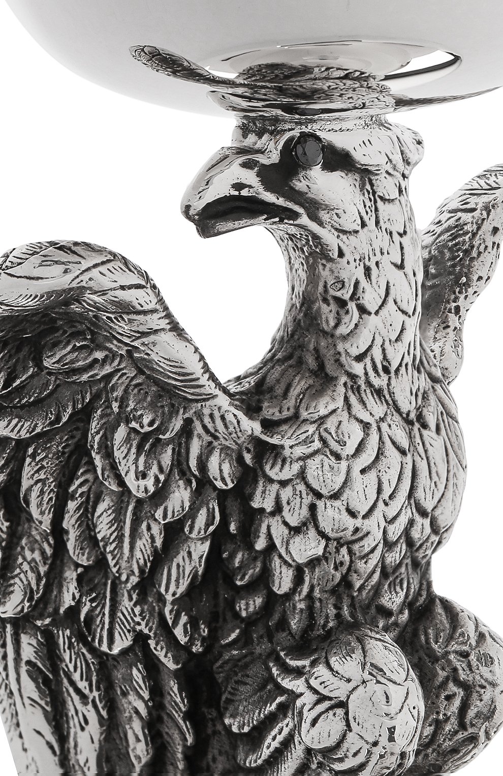 Икорница eagle TSAR серебряного цвета по цене 229000 руб., арт. 168516 | Фото 3 Икорница eagle TSAR серебряного цвета, арт. 168516 | Фото 3 (Ограничения доставки: fragile-2)