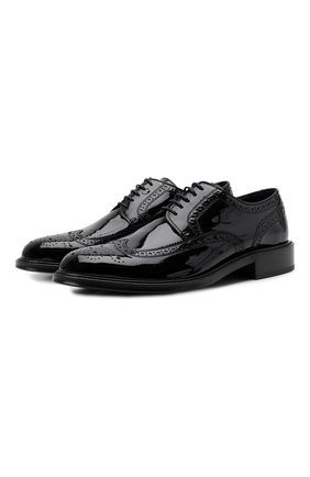 Мужские кожаные дерби SAINT LAURENT черного цвета по цене 89950 руб., арт. 669324/1TV00 | Фото 1 Мужские кожаные дерби SAINT LAURENT черного цвета, арт. 669324/1TV00 | Фото 1 (Материал внешний: Кожа; Материал внутренний: Натуральная кожа; Мужское Кросс-КТ: Броги-обувь, Вечерняя обувь; Стили: Классический)