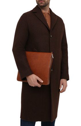 Мужская кожаная папка для документов BRUNELLO CUCINELLI коричневого цвета по цене 117000 руб., арт. MWZIU187 | Фото 2 Мужская кожаная папка для документов BRUNELLO CUCINELLI коричневого цвета, арт. MWZIU187 | Фото 2 (Материал: Натуральная кожа; Размер: medium; Сумки: Сумки)