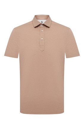 Мужское хлопковое поло BRUNELLO CUCINELLI бежевого цвета по цене 37900 руб., арт. M0T613936 | Фото 1 Мужское хлопковое поло BRUNELLO CUCINELLI бежевого цвета, арт. M0T613936 | Фото 1 (Длина (для топов): Стандартные; Рукава: Короткие; Материал внешний: Хлопок; Застежка: Пуговицы; Стили: Кэжуэл; Кросс-КТ: Трикотаж)