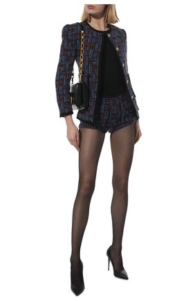 Женские шорты SAINT LAURENT разноцветного цвета по цене 108000 руб., арт. 679197/Y7D17 | Фото 2 Женские шорты SAINT LAURENT разноцветного цвета, арт. 679197/Y7D17 | Фото 2 (Материал внешний: Шерсть; Материал подклада: Шелк; Длина Ж (юбки, платья, шорты): Мини; Стили: Гламурный; Женское Кросс-КТ: Шорты-одежда; Региональные ограничения белый список (Axapta Mercury): RU)