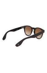 Женские солнцезащитные очки BRUNELLO CUCINELLI темно-коричневого цвета, арт. M0CFIL007 | Фото 4 (Тип очков: С/з; Оптика Гендер: оптика-женское; Очки форма: Круглые)