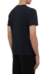 Мужская хлопковая футболка JAMES PERSE темно-синего цвета, арт. MELJ3199 | Фото 4 (Рукава: Короткие; Длина (для топов): Стандартные; Материал внешний: Хлопок; Стили: Кэжуэл)