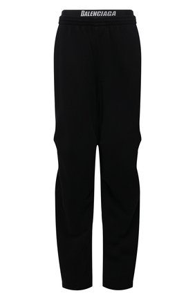 Мужские хлопковые брюки BALENCIAGA черного цвета по цене 99150 руб., арт. 675346/TLVA1 | Фото 1 Мужские хлопковые брюки BALENCIAGA черного цвета, арт. 675346/TLVA1 | Фото 1 (Длина (брюки, джинсы): Стандартные; Материал внешний: Хлопок; Случай: Повседневный; Стили: Спорт-шик)