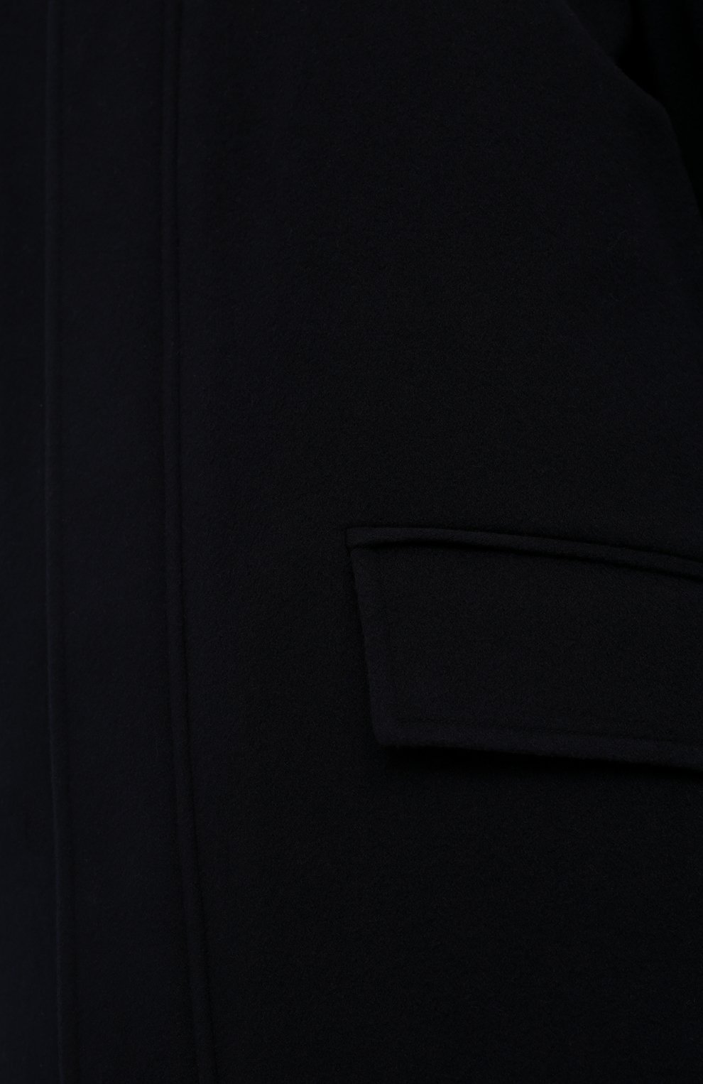 Мужская кашемировый пуховик LORO PIANA темно-синего цвета, арт. FAM0603 | Фото 5 (Кросс-КТ: Куртка; Мужское Кросс-КТ: шерсть и кашемир, пуховик-короткий; Материал внешний: Шерсть, Кашемир; Рукава: Длинные; Длина (верхняя одежда): До середины бедра; Материал подклада: Синтетический материал; Материал утеплителя: Пух и перо; Стили: Кэжуэл)