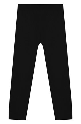 Детские шерстяные брюки WOOL&COTTON черного цвета, арт. KRUPH | Фото 1 (Материал: Текстиль, Шерсть)