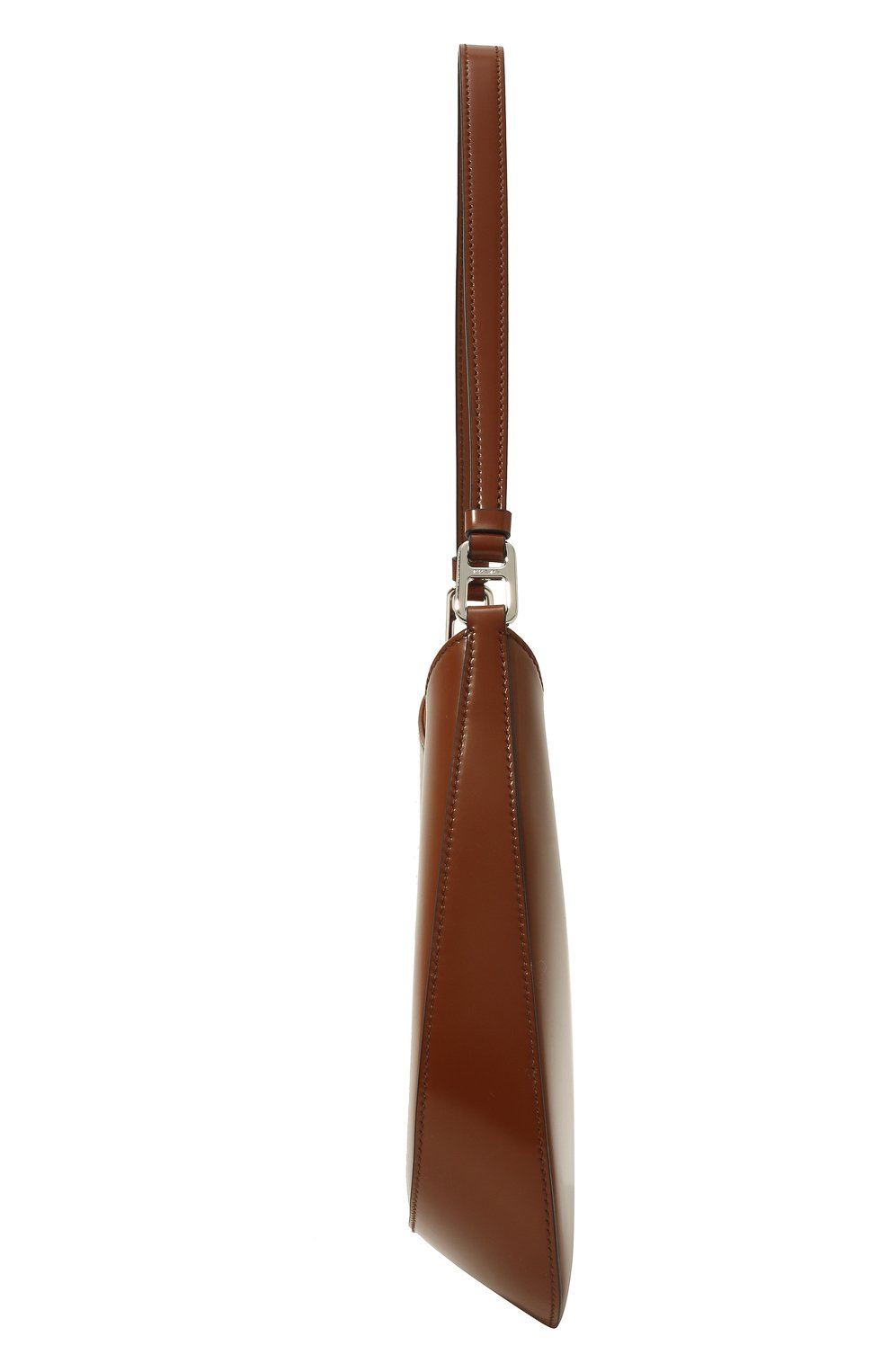Женская сумка cleo PRADA коричневого цвета, арт. 1BC499-ZO6-F02TX-OOO | Фото 4 (Сумки-технические: Сумки top-handle; Размер: medium; Материал: Натуральная кожа)
