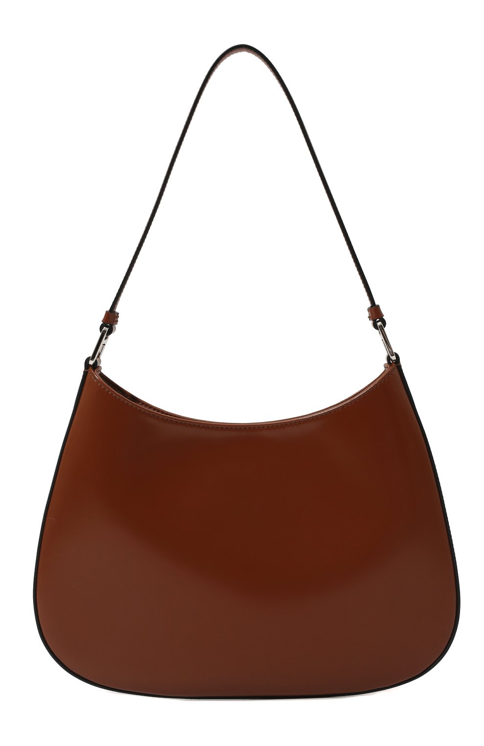 Женская сумка cleo PRADA коричневого цвета, арт. 1BC499-ZO6-F02TX-OOO | Фото 7 (Сумки-технические: Сумки top-handle; Размер: medium; Материал: Натуральная кожа)