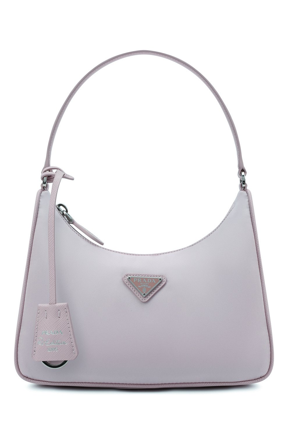 Женская сумка prada re-edition 2005 PRADA сиреневого цвета по цене 110000 руб., арт. 1NE204-R064-F0E18 | Фото 6 Женская сумка prada re-edition 2005 PRADA сиреневого цвета, арт. 1NE204-R064-F0E18 | Фото 6 (Сумки-технические: Сумки top-handle; Материал: Текстиль; Размер: small)