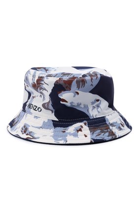 Женская двусторонняя панама polar bear KENZO темно-синего цвета по цене 14900 руб., арт. FB65AC904FS1 | Фото 3 Женская двусторонняя панама polar bear KENZO темно-синего цвета, арт. FB65AC904FS1 | Фото 3 (Материал: Текстиль, Синтетический материал)