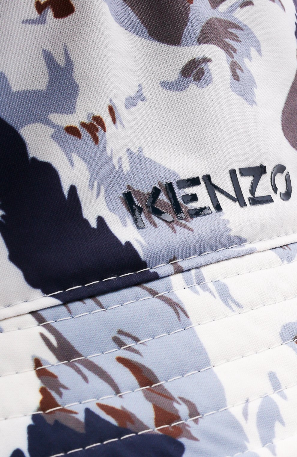 Женская двусторонняя панама polar bear KENZO темно-синего цвета по цене 14900 руб., арт. FB65AC904FS1 | Фото 4 Женская двусторонняя панама polar bear KENZO темно-синего цвета, арт. FB65AC904FS1 | Фото 4 (Материал: Текстиль, Синтетический материал)