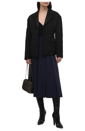 Женская шерстяная юбка RALPH LAUREN темно-синего цвета по цене 149000 руб., арт. 290863811 | Фото 2 Женская шерстяная юбка RALPH LAUREN темно-синего цвета, арт. 290863811 | Фото 2 (Длина Ж (юбки, платья, шорты): Миди; Материал внешний: Шерсть; Женское Кросс-КТ: Юбка-одежда, юбка-плиссе; Стили: Кэжуэл)