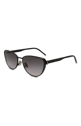 Женские солнцезащитные очки SAINT LAURENT черного цвета, арт. SL M90 002 | Фото 1 (Тип очков: С/з; Оптика Гендер: оптика-женское)