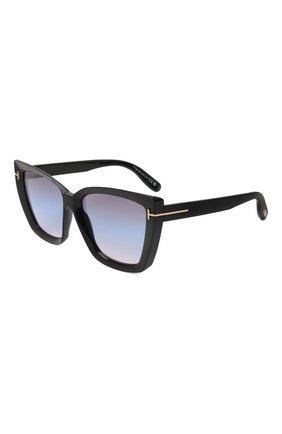 Женские солнцезащитные очки TOM FORD черного цвета, арт. TF920 01B | Фото 1 (Тип очков: С/з; Оптика Гендер: оптика-женское; Очки форма: Бабочка)