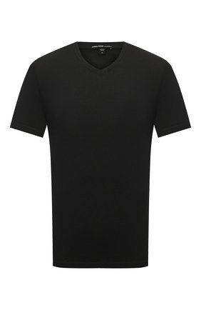 Мужская хлопковая футболка JAMES PERSE серого цвета, арт. MELJ3248 | Фото 1 (Длина (для топов): Стандартные; Материал внешний: Хлопок; Рукава: Короткие; Принт: Без принта; Стили: Кэжуэл)