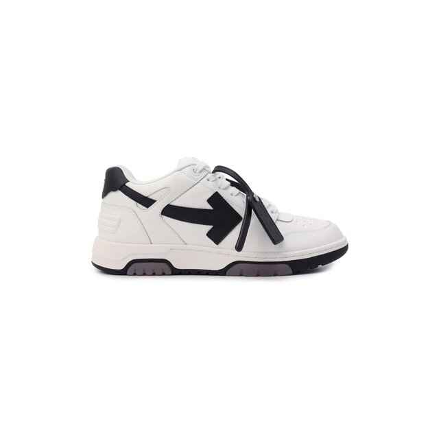 фото Кожаные кеды out of office off-white