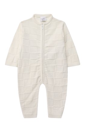 Детского комплект из трех предметов WOOL&COTTON кремвого цвета по цене 25080 руб., арт. SET-v | Фото 2 Детского комплект из трех предметов WOOL&COTTON кремвого цвета, арт. SET-v | Фото 2 (Материал: Шерсть, Текстиль)
