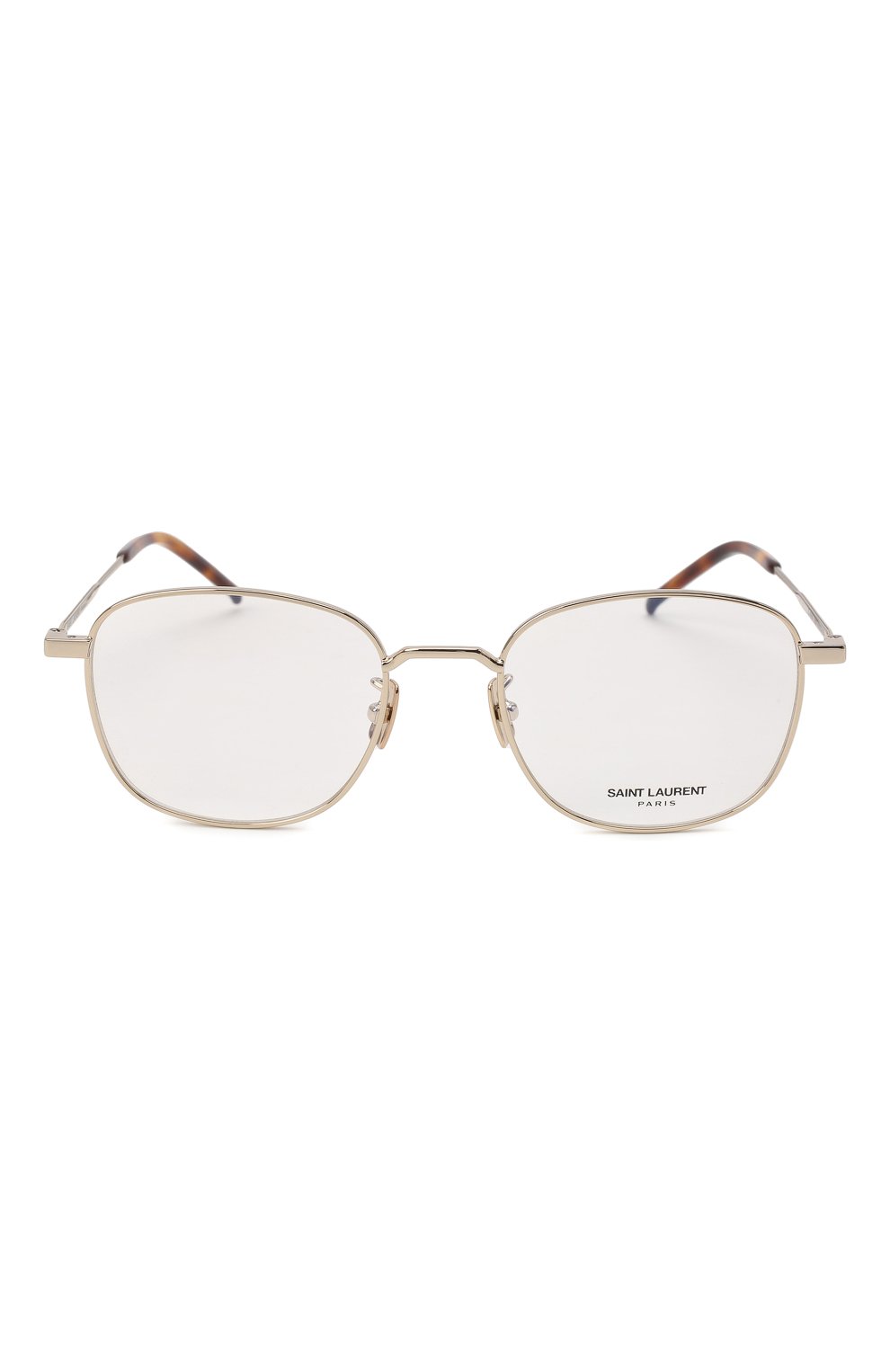 Женские оправа SAINT LAURENT золотого цвета по цене 24950 руб., арт. SL 492/K 003 51 | Фото 4 Женские оправа SAINT LAURENT золотого цвета, арт. SL 492/K 003 51 | Фото 4 (Тип очков: Оправа; Очки форма: Квадратные; Оптика Гендер: оптика-унисекс)