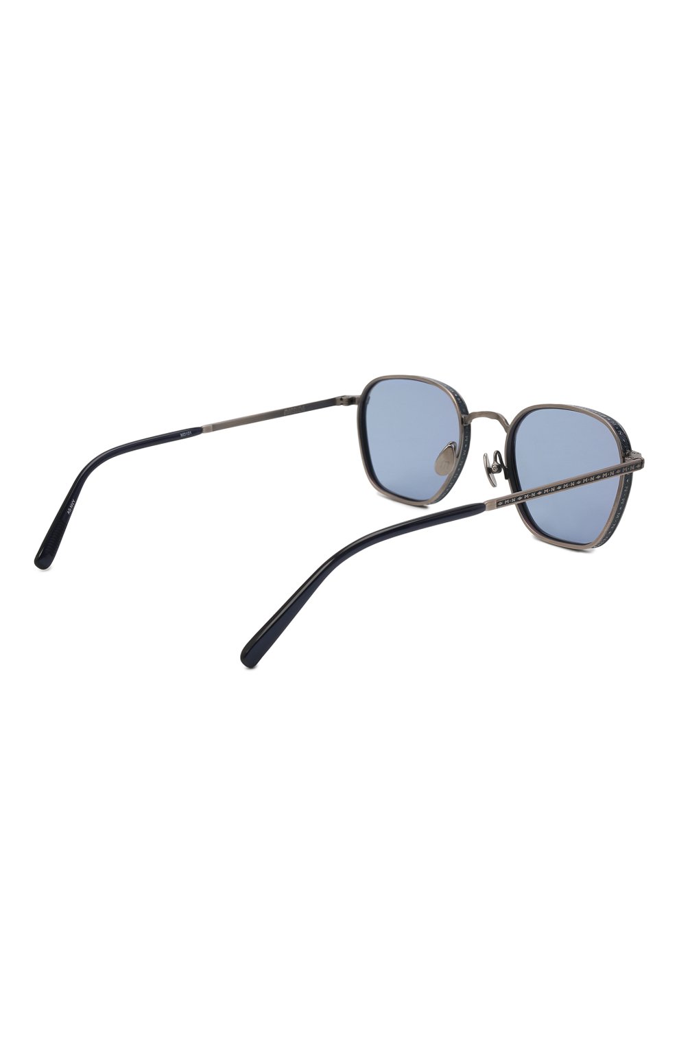 Женские солнцезащитные очки MATSUDA голубого цвета, арт. M3101 AS-NVY | Фото 5 (Тип очков: С/з; Очки форма: Круглые; Оптика Гендер: оптика-унисекс)