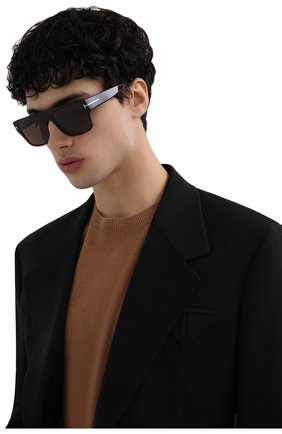 Мужские солнцезащитные очки TOM FORD коричневого цвета, арт. TF907 52E | Фото 2 (Тип очков: С/з; Кросс-КТ: С/з-мужское; Оптика Гендер: оптика-мужское)