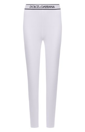 Женские хлопковые леггинсы DOLCE & GABBANA белого цвета по цене 26300 руб., арт. 03A41T/FUGF5 | Фото 1 Женские хлопковые леггинсы DOLCE & GABBANA белого цвета, арт. 03A41T/FUGF5 | Фото 1 (Длина (брюки, джинсы): Стандартные; Материал внешний: Хлопок; Женское Кросс-КТ: Леггинсы-спорт; Стили: Спорт-шик)