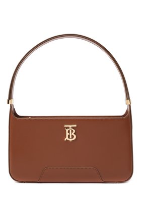 Женская сумка tb medium BURBERRY коричневого цвета, арт. 8046251 | Фото 1 (Материал: Натуральная кожа; Размер: medium; Сумки-технические: Сумки top-handle)