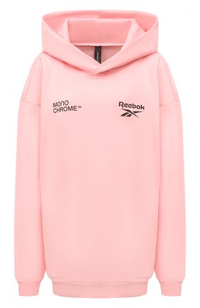 Женский хлопковое худи reebok x monochrome REEBOK розового цвета по цене 13999 руб., арт. HE0786 | Фото 1 Женский хлопковое худи reebok x monochrome REEBOK розового цвета, арт. HE0786 | Фото 1 (Длина (для топов): Удлиненные; Материал внешний: Хлопок; Рукава: Длинные; Стили: Спорт-шик; Женское Кросс-КТ: Худи-одежда)