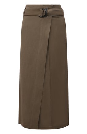 Женская юбка из вискозы и льна BRUNELLO CUCINELLI хаки цвета по цене 124000 руб., арт. MH126G3174 | Фото 1 Женская юбка из вискозы и льна BRUNELLO CUCINELLI хаки цвета, арт. MH126G3174 | Фото 1 (Длина Ж (юбки, платья, шорты): Миди; Материал внешний: Вискоза; Стили: Кэжуэл; Женское Кросс-КТ: Юбка-одежда)