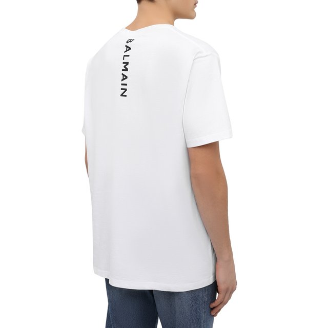 фото Хлопковая футболка balmain