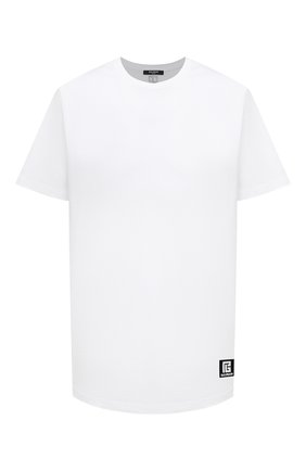 Мужская хлопковая футболка BALMAIN белого цвета по цене 42950 руб., арт. XH1EG010/BB16 | Фото 1 Мужская хлопковая футболка BALMAIN белого цвета, арт. XH1EG010/BB16 | Фото 1 (Длина (для топов): Стандартные; Материал внешний: Хлопок; Рукава: Короткие; Принт: С принтом; Стили: Кэжуэл)