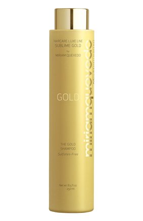 Шампунь для волос gold (250ml) MIRIAMQUEVEDO бесцветного цвета, арт. 377 | Фото 1 (Статус проверки: Проверена категория)