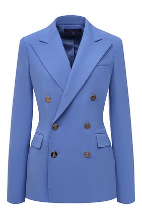 Женский шерстяной жакет RALPH LAUREN голубого цвета по цене 193000 руб., арт. 290625532 | Фото 1 Женский шерстяной жакет RALPH LAUREN голубого цвета, арт. 290625532 | Фото 1 (Случай: Формальный; Женское Кросс-КТ: Жакет-одежда; 1-2-бортные: Двубортные; Материал внешний: Шерсть; Материал подклада: Купро; Стили: Гламурный; Рукава: Длинные; Длина (для топов): Стандартные; Региональные ограничения белый список (Axapta Mercury): RU)