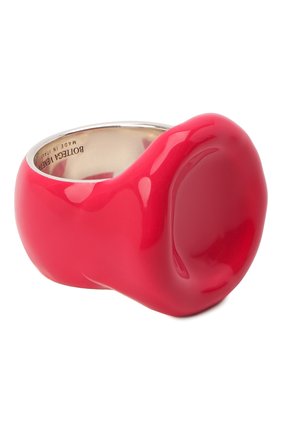 Женское кольцо BOTTEGA VENETA розового цвета, арт. 651193/V5081 | Фото 1 (Материал: Серебро)