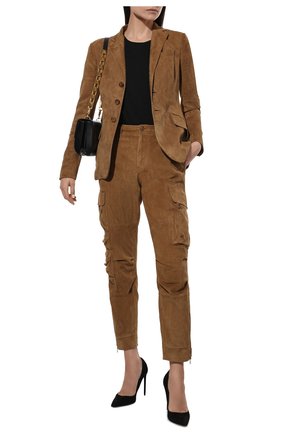 Женские замшевые брюки RALPH LAUREN темно-бежевого цвета по цене 294500 руб., арт. 290867736 | Фото 2 Женские замшевые брюки RALPH LAUREN темно-бежевого цвета, арт. 290867736 | Фото 2 (Длина (брюки, джинсы): Стандартные; Материал подклада: Купро; Женское Кросс-КТ: Брюки-одежда; Стили: Гламурный; Силуэт Ж (брюки и джинсы): Узкие; Материал внешний: Натуральная кожа, Замша)