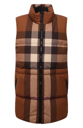 Женский пуховый жилет broadwas BURBERRY коричневого цвета по цене 116000 руб., арт. 8046384 | Фото 1 Женский пуховый жилет broadwas BURBERRY коричневого цвета, арт. 8046384 | Фото 1 (Материал подклада: Синтетический материал; Длина (верхняя одежда): Короткие; Материал внешний: Синтетический материал; Материал утеплителя: Пух и перо; Стили: Спорт-шик; Кросс-КТ: Пуховик; Женское Кросс-КТ: Жилет-одежда)