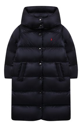 Детского пуховое пальто POLO RALPH LAUREN темно-синего цвета по цене 19950 руб., арт. 311850594 | Фото 1 Детского пуховое пальто POLO RALPH LAUREN темно-синего цвета, арт. 311850594 | Фото 1 (Материал утеплителя: Пух и перо; Материал подклада: Синтетический материал; Рукава: Длинные; Материал внешний: Синтетический материал)