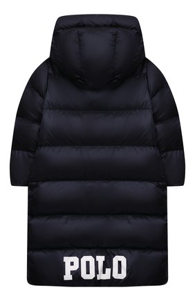 Детского пуховое пальто POLO RALPH LAUREN темно-синего цвета по цене 19950 руб., арт. 311850594 | Фото 2 Детского пуховое пальто POLO RALPH LAUREN темно-синего цвета, арт. 311850594 | Фото 2 (Материал утеплителя: Пух и перо; Материал подклада: Синтетический материал; Рукава: Длинные; Материал внешний: Синтетический материал)
