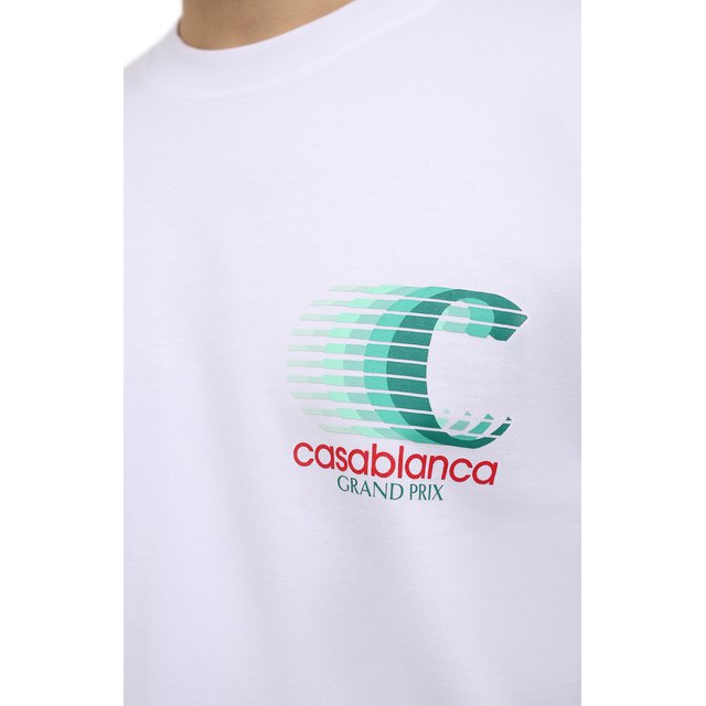 фото Хлопковая футболка casablanca