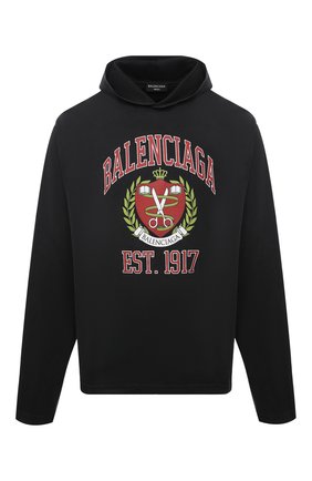 Мужская хлопковый лонгслив BALENCIAGA черного цвета по цене 63600 руб., арт. 674685/TLV89 | Фото 1 Мужская хлопковый лонгслив BALENCIAGA черного цвета, арт. 674685/TLV89 | Фото 1 (Длина (для топов): Стандартные; Рукава: Длинные; Материал внешний: Хлопок; Принт: С принтом; Стили: Спорт-шик)