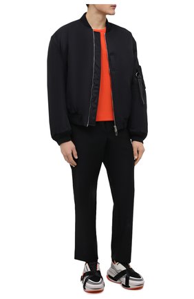 Мужские комбинированные кроссовки b-bold BALMAIN светло-серого цвета по цене 106000 руб., арт. XM1VI278/TPQC | Фото 2 Мужские комбинированные кроссовки b-bold BALMAIN светло-серого цвета, арт. XM1VI278/TPQC | Фото 2 (Материал внутренний: Натуральная кожа; Материал внешний: Кожа; Подошва: Массивная; Стили: Гранж; Материал утеплителя: Без утеплителя; ширина носка стельки: 9,6)