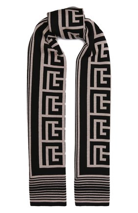 Мужской шерстяной шарф BALMAIN светло-бежевого цвета по цене 44400 руб., арт. XH1XG001/KB21 | Фото 1 Мужской шерстяной шарф BALMAIN светло-бежевого цвета, арт. XH1XG001/KB21 | Фото 1 (Материал: Шерсть, Текстиль; Кросс-КТ: шерсть)