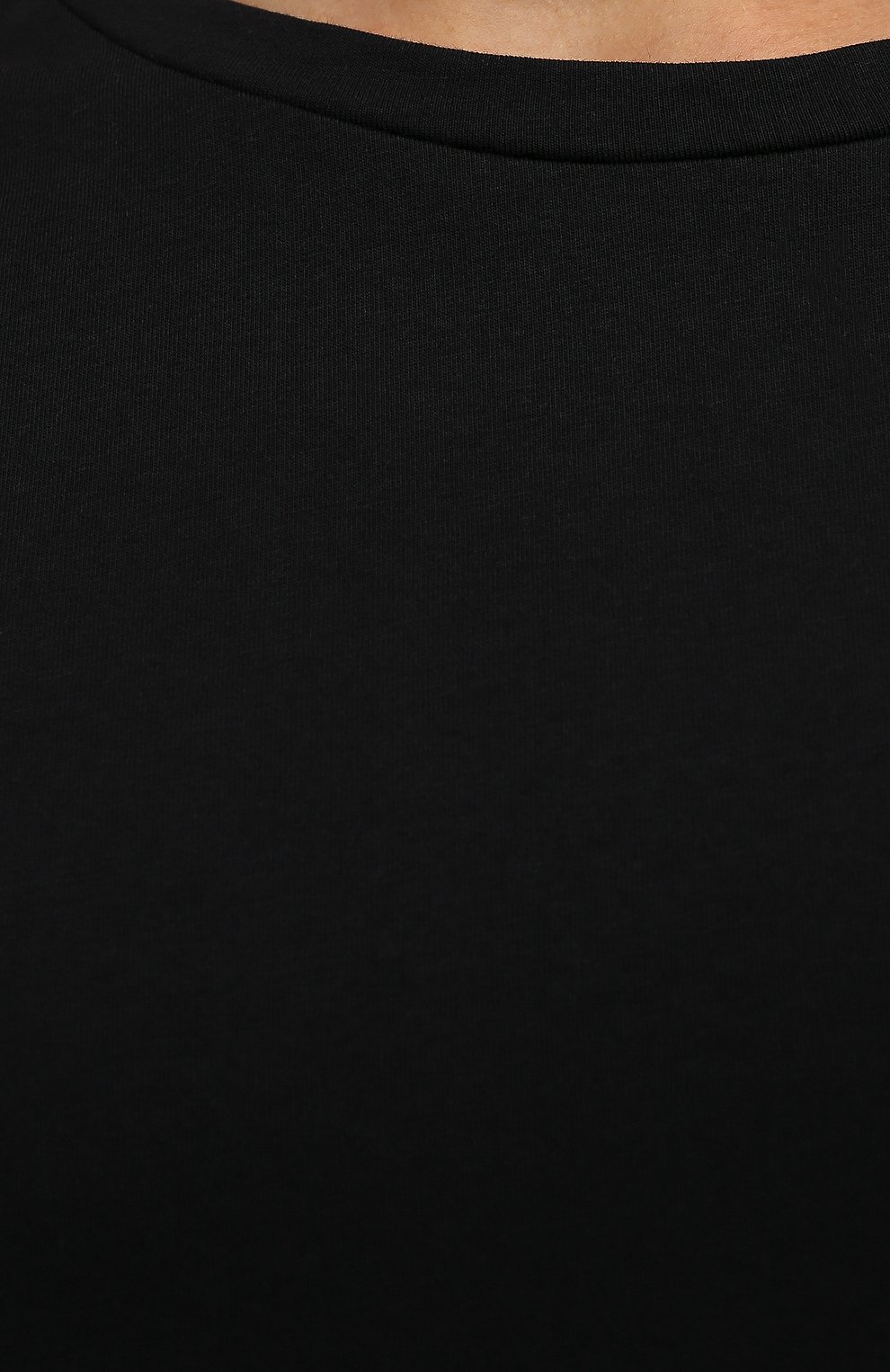 Мужская хлопковая футболка BALMAIN черного цвета, арт. XH1EG010/BB16 | Фото 5 (Рукава: Короткие; Длина (для топов): Стандартные; Принт: С принтом; Материал внешний: Хлопок; Стили: Спорт-шик)
