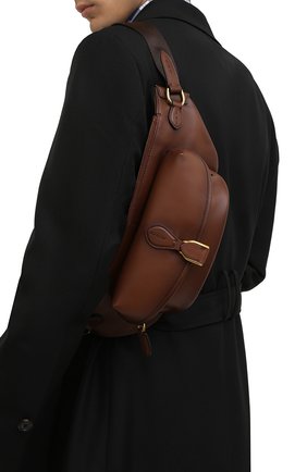 Мужская кожаная поясная сумка RALPH LAUREN коричневого цвета по цене 133000 руб., арт. 437859538 | Фото 2 Мужская кожаная поясная сумка RALPH LAUREN коричневого цвета, арт. 437859538 | Фото 2 (Размер: large; Материал: Натуральная кожа; Ремень/цепочка: На ремешке; Сумки: Сумки)