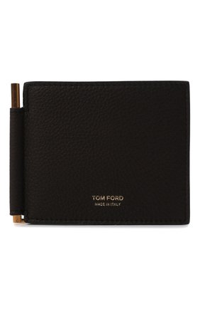 Мужской кожаный зажим для денег TOM FORD темно-коричневого цвета по цене 39950 руб., арт. Y0231T-LCL158 | Фото 1 Мужской кожаный зажим для денег TOM FORD темно-коричневого цвета, арт. Y0231T-LCL158 | Фото 1