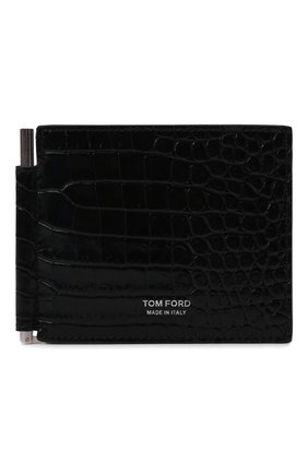 Мужской кожаный зажим для денег TOM FORD черного цвета по цене 66150 руб., арт. Y0231P-LCL168 | Фото 1 Мужской кожаный зажим для денег TOM FORD черного цвета, арт. Y0231P-LCL168 | Фото 1 (Материал: Натуральная кожа)
