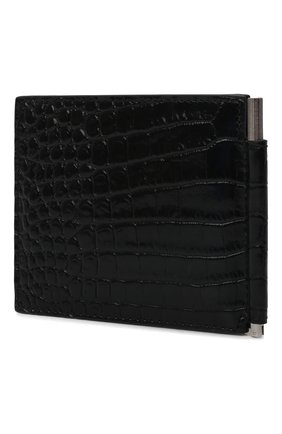 Мужской кожаный зажим для денег TOM FORD черного цвета по цене 66150 руб., арт. Y0231P-LCL168 | Фото 2 Мужской кожаный зажим для денег TOM FORD черного цвета, арт. Y0231P-LCL168 | Фото 2 (Материал: Натуральная кожа)
