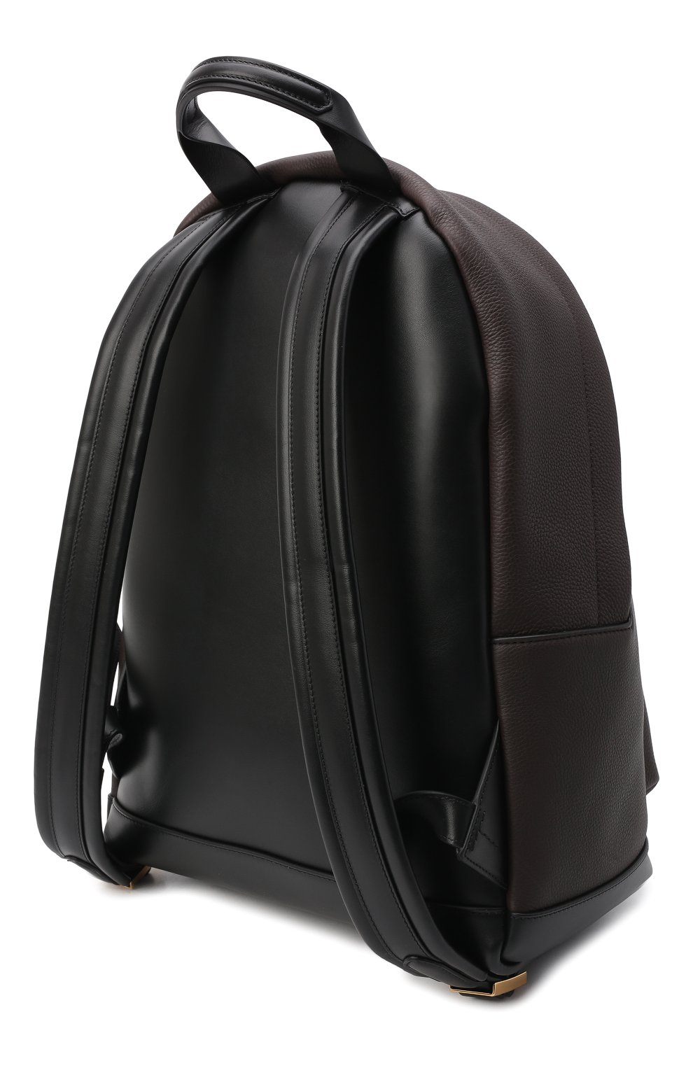 Мужской кожаный рюкзак TOM FORD темно-коричневого цвета, арт. H0397T-LCL213 | Фото 4 (Материал: Натуральная кожа; Размер: large)