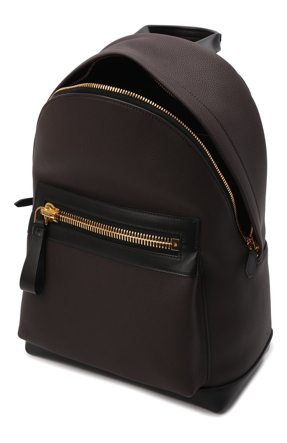 Мужской кожаный рюкзак TOM FORD темно-коричневого цвета, арт. H0397T-LCL213 | Фото 5 (Материал: Натуральная кожа; Размер: large)