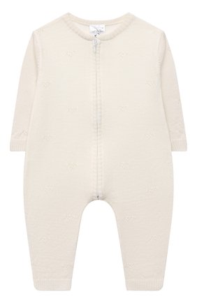 Детского комплект из трех предметов WOOL&COTTON кремвого цвета по цене 25080 руб., арт. SET-s | Фото 2 Детского комплект из трех предметов WOOL&COTTON кремвого цвета, арт. SET-s | Фото 2